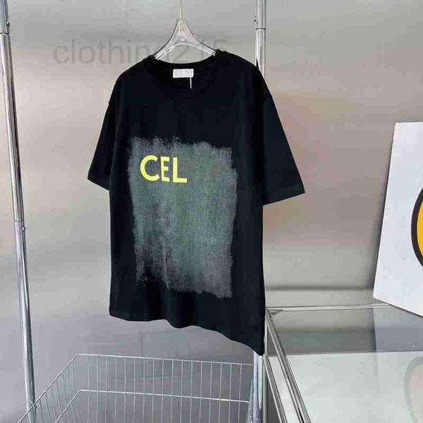 women's t-shirt designer square hand-painted graffiti trendy minimalist casual high street couple halo dyed letter round neck short sle, White
women's t-shirt designer square hand-painted graffiti trendy minimalist casual high street couple halo dyed letter round neck short sle, White