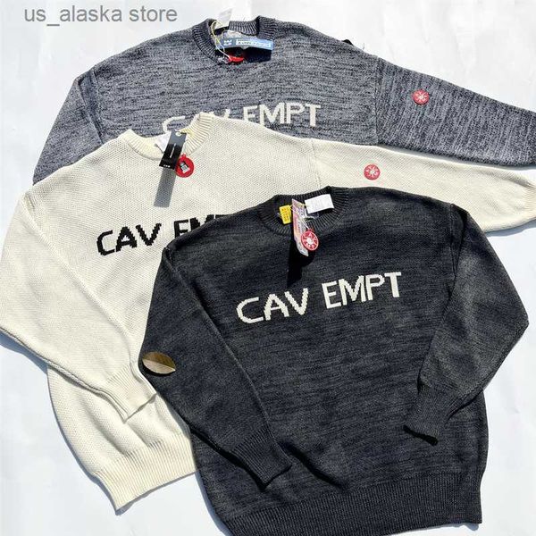 men's sweaters good quality 2022fw cavempt c.e fashion sweater men black gray apricot knitted sweater cav empt sweaters sweatshirts t23, White;black
men's sweaters good quality 2022fw cavempt c.e fashion sweater men black gray apricot knitted sweater cav empt sweaters sweatshirts t23, White;black