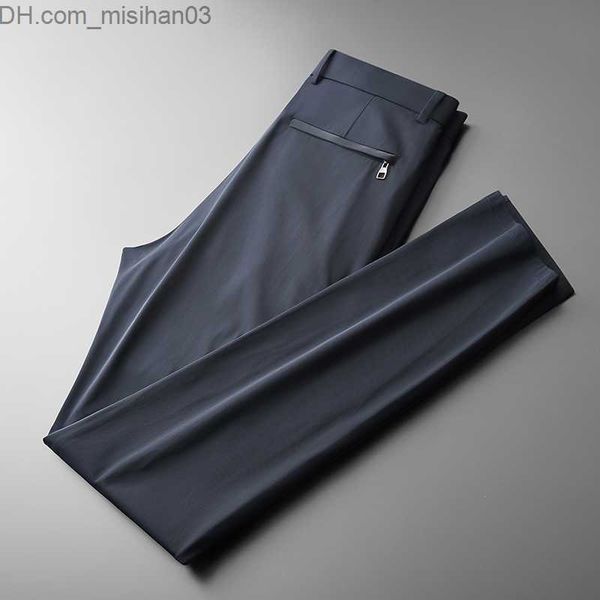 men's pants browon brand men's summer new business straight casual pants medium pelasticity loose ice silk breathable thin pants z, Black
men's pants browon brand men's summer new business straight casual pants medium pelasticity loose ice silk breathable thin pants z, Black