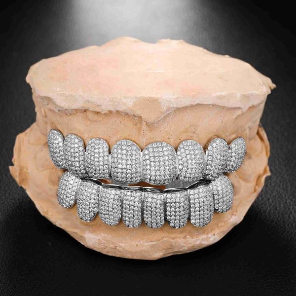 customize hip hop iced out teeth grillz 14/18k gold platinum plated grillz fangs rapper mouth jewelry gift, Silver
customize hip hop iced out teeth grillz 14/18k gold platinum plated grillz fangs rapper mouth jewelry gift, Silver