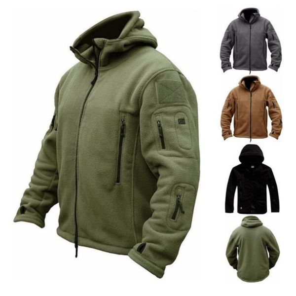 winter fleece jacket men's sports tactical jacket combat jacket military fleece outdoor sports hiking polar jacket, Black;brown
winter fleece jacket men's sports tactical jacket combat jacket military fleece outdoor sports hiking polar jacket, Black;brown