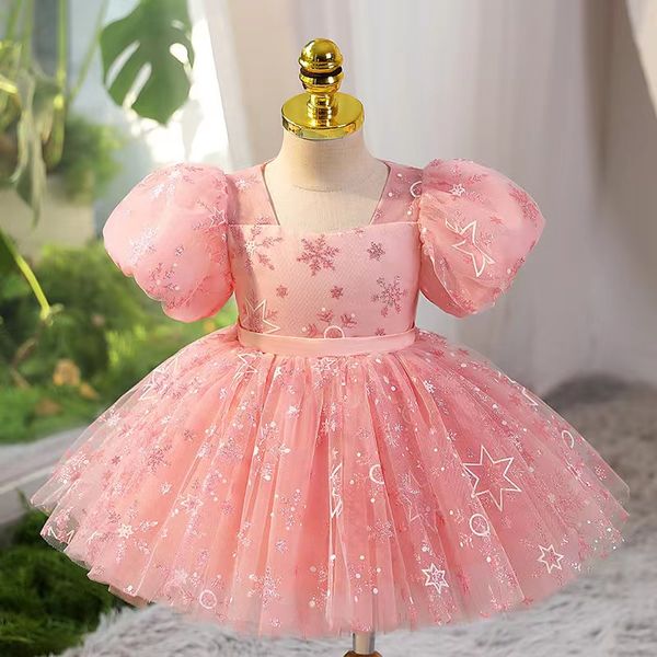 pink shiny bling flower girls dress baby girl clothes lace 3d flowers applique beads puffy tulle kids birthday gown real picture first holy, White;blue
pink shiny bling flower girls dress baby girl clothes lace 3d flowers applique beads puffy tulle kids birthday gown real picture first holy, White;blue