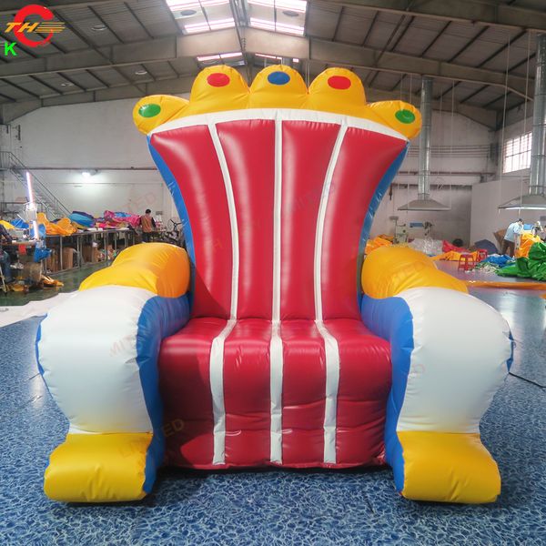 outdoor activities kids royal inflatable throne chair with king n queen theme for children parties and events
outdoor activities kids royal inflatable throne chair with king n queen theme for children parties and events