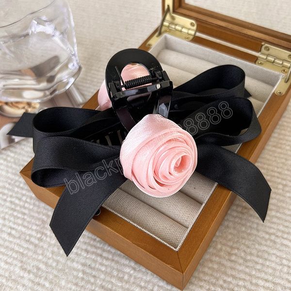 17cm pure pink roses flower hair clip 2023 new french big bow headdress women hair accessories barrettes, Slivery;golden
17cm pure pink roses flower hair clip 2023 new french big bow headdress women hair accessories barrettes, Slivery;golden