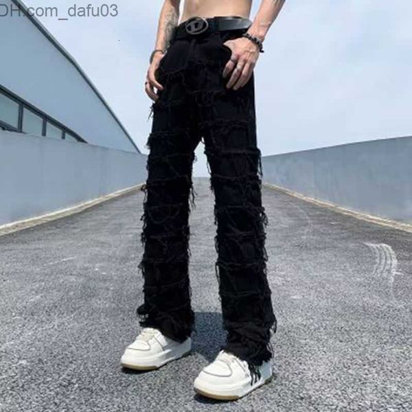 men's jeans mens jeans jeans pants black hole ripped hip hop straight vintage denim trousers hiphop retro washed men pants y2k 230712 z, Blue
men's jeans mens jeans jeans pants black hole ripped hip hop straight vintage denim trousers hiphop retro washed men pants y2k 230712 z, Blue