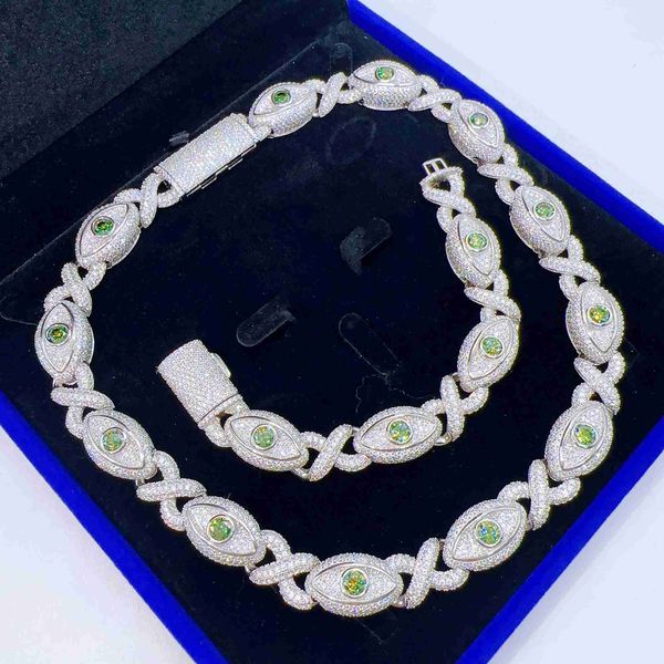 custom moissanite hip hop jewelry 925 sterling silver moissanite diamond eye ball design hip hop necklace cuban bracelet
custom moissanite hip hop jewelry 925 sterling silver moissanite diamond eye ball design hip hop necklace cuban bracelet