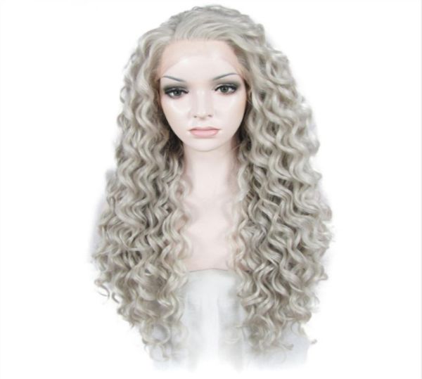 gray long kinky curly wig lace front wigs women heat resistant fiber hair glueless grey color synthetic lace wig cosplay2573726, Black
gray long kinky curly wig lace front wigs women heat resistant fiber hair glueless grey color synthetic lace wig cosplay2573726, Black