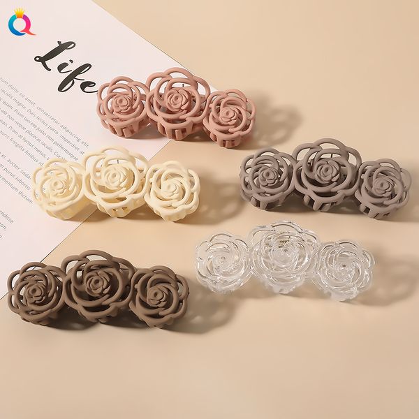rose flower shape hair claw hairpins girl women hair clamp grab hair jaw grip barrettes korean style hairpin styling accessories 2337, Slivery;white
rose flower shape hair claw hairpins girl women hair clamp grab hair jaw grip barrettes korean style hairpin styling accessories 2337, Slivery;white