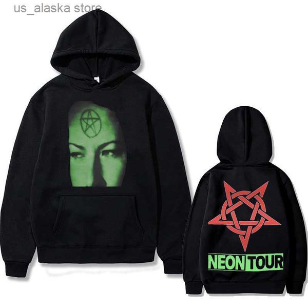 men's hoodies sweatshirts rapper playboi carti neon tour premium yee graphic print hoodie men women hip hop hoodies man coat men's, Black
men's hoodies sweatshirts rapper playboi carti neon tour premium yee graphic print hoodie men women hip hop hoodies man coat men's, Black