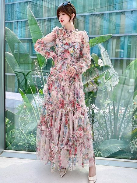 casual dresses resort-inspired flower fairy balloon sleeves ruffles heavy mesh print nipped-in waist puffy maxi dress long for women, Black;gray
casual dresses resort-inspired flower fairy balloon sleeves ruffles heavy mesh print nipped-in waist puffy maxi dress long for women, Black;gray