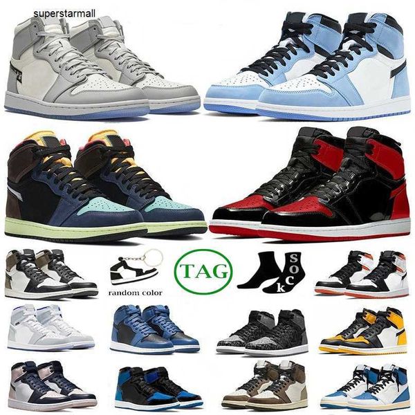 2023 jumpman 1 university blue basketball shoes high 1s bio hack patent bred shadow silver toe electro orange grey fog chicago men women tra, Black
2023 jumpman 1 university blue basketball shoes high 1s bio hack patent bred shadow silver toe electro orange grey fog chicago men women tra, Black