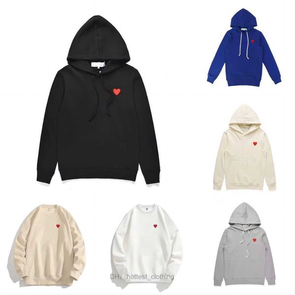 1to1 heart men's 22s designer play commes des garcons letter embroidery long sleeve pullover red heart loose clothing oxu1, Black
1to1 heart men's 22s designer play commes des garcons letter embroidery long sleeve pullover red heart loose clothing oxu1, Black