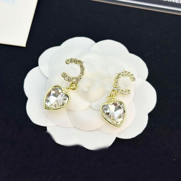 2color fashion 18k gold plated designer letters stud long earring dangle heart crystal geometric luxury brand women pearl wedding party jewe, Silver
2color fashion 18k gold plated designer letters stud long earring dangle heart crystal geometric luxury brand women pearl wedding party jewe, Silver