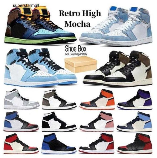 new jumpman 1 1s basketball shoes men women black white heritage bred patent university blue hype royal dark mocha shadow mens trainer sport
new jumpman 1 1s basketball shoes men women black white heritage bred patent university blue hype royal dark mocha shadow mens trainer sport