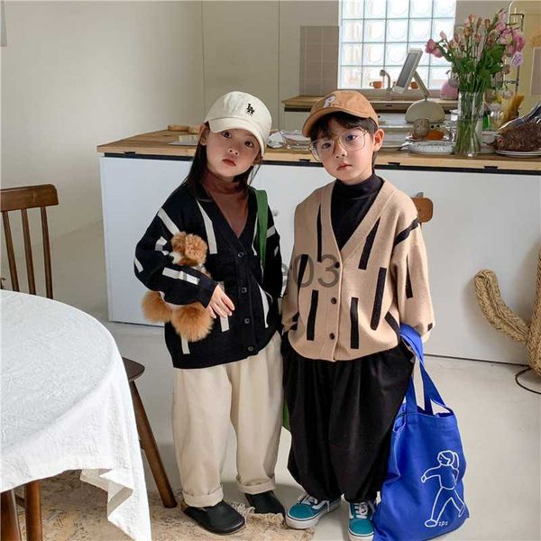 cardigan autumn winter boys and girls fashion striptype cardigans warm soft knitted knitwear children sweater coats j230801, Blue
cardigan autumn winter boys and girls fashion striptype cardigans warm soft knitted knitwear children sweater coats j230801, Blue