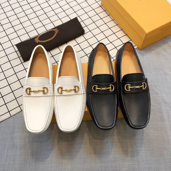 brand metal buckle peanie leather convenient casual driving shoes korea men's suede loafers set foot doug leather soles fashion breatha, Black
brand metal buckle peanie leather convenient casual driving shoes korea men's suede loafers set foot doug leather soles fashion breatha, Black