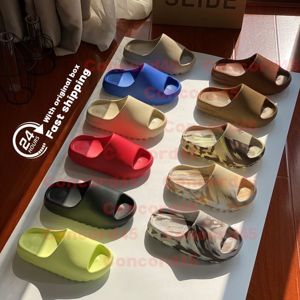 with box designer slippers men woman slider mineral blue onyx pure sandals slide slipper foam runners ochre bone resin clog desert ararat ru, Black
with box designer slippers men woman slider mineral blue onyx pure sandals slide slipper foam runners ochre bone resin clog desert ararat ru, Black