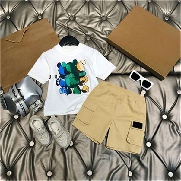 men and women children's short sleeve set 2023 summer new style children's set thin cotton t-shirt shorts two sets size 90-160cm g, White
men and women children's short sleeve set 2023 summer new style children's set thin cotton t-shirt shorts two sets size 90-160cm g, White
