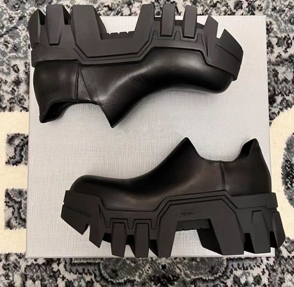 platform thick sole 23ss bulldozer archive real leather ankle boots handmade quality catwalk botas, Black
platform thick sole 23ss bulldozer archive real leather ankle boots handmade quality catwalk botas, Black