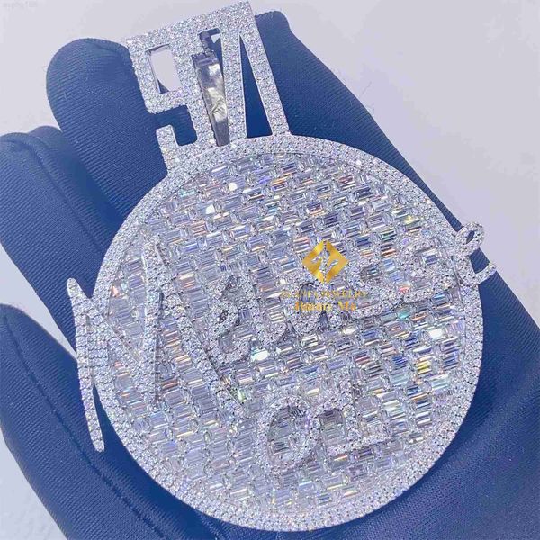 custom made 925 silver gra certificates iced out pendant hip hop pendant baguette moissanite 3d big round pendant necklace
custom made 925 silver gra certificates iced out pendant hip hop pendant baguette moissanite 3d big round pendant necklace