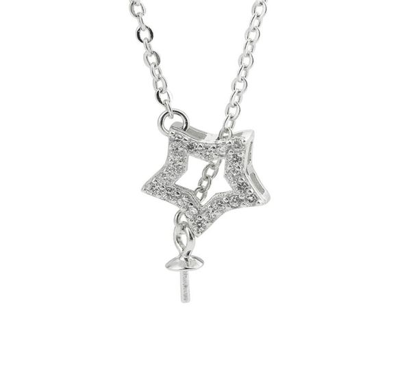 necklace blank 925 sterling silver chain pentagram star pendant and setting pin for pearls 5 pieces9240933, Slivery;crystal
necklace blank 925 sterling silver chain pentagram star pendant and setting pin for pearls 5 pieces9240933, Slivery;crystal