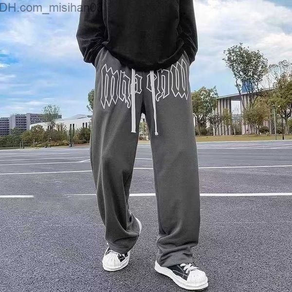 men's pants american style letter printed men's straight pants street loose trousers casual jogger hip-hop sweatpants z230802, Black
men's pants american style letter printed men's straight pants street loose trousers casual jogger hip-hop sweatpants z230802, Black