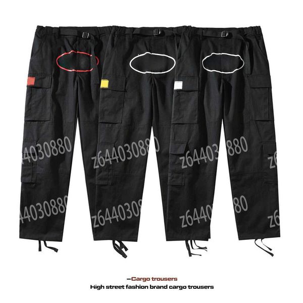 cargo pants men pantalon minus cargos designer trousers street wear hip hop printed pant military retro multi pockets straight loose overall, White;black 
cargo pants men pantalon minus cargos designer trousers street wear hip hop printed pant military retro multi pockets straight loose overall, White;black