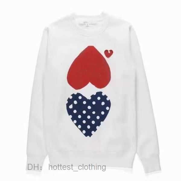 men's 22s designer play commes des garcons letter embroidery long sleeve pullover red heart loose clothing commes 2 ojob, Black
men's 22s designer play commes des garcons letter embroidery long sleeve pullover red heart loose clothing commes 2 ojob, Black