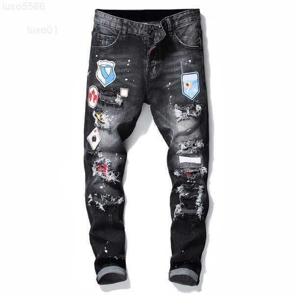 men's jeans pantalones para hombre vaqueros luxury brand designer d2 men denim dsquare embroidery pants fashion holes trousers mens clo, Blue
men's jeans pantalones para hombre vaqueros luxury brand designer d2 men denim dsquare embroidery pants fashion holes trousers mens clo, Blue
