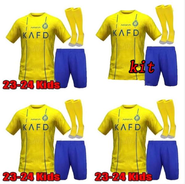 23/24 al nassr fc soccer jerseys ronaldo kids kit sock uniform home yellow cr7 boys al-nassr away third fourth martinez ghareeb saudi arabia, Black
23/24 al nassr fc soccer jerseys ronaldo kids kit sock uniform home yellow cr7 boys al-nassr away third fourth martinez ghareeb saudi arabia, Black