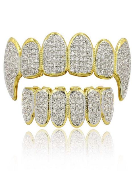 hip hop grillz luxury glaring zircon micro pave dental grills 2019 fashion men women 18k gold plated teeth brace 2piece set whole5226081, Black
hip hop grillz luxury glaring zircon micro pave dental grills 2019 fashion men women 18k gold plated teeth brace 2piece set whole5226081, Black