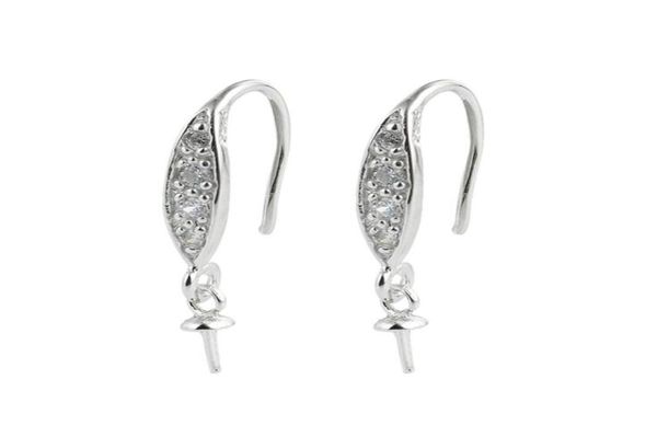 hook earring settings 925 sterling silver pearls diy jewelry making earrings mount 5 pairs253k1803863, Slivery;crystal
hook earring settings 925 sterling silver pearls diy jewelry making earrings mount 5 pairs253k1803863, Slivery;crystal