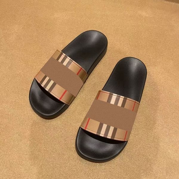 2023 summer luxury man women sandals designer classic vintage check slides italian-crafted slipper printed sandal flat slides, Black
2023 summer luxury man women sandals designer classic vintage check slides italian-crafted slipper printed sandal flat slides, Black