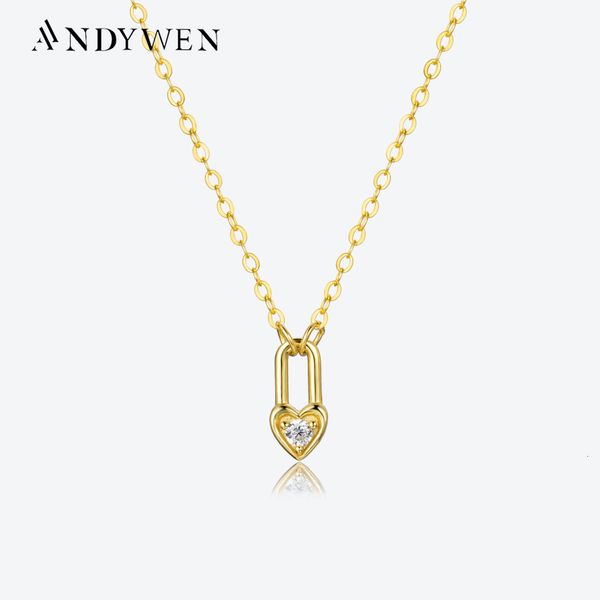 pendant necklaces andywen 925 sterling silver square heart padlock necklace women drop key love choker luxury wedding jewelry crystal 230801
pendant necklaces andywen 925 sterling silver square heart padlock necklace women drop key love choker luxury wedding jewelry crystal 230801