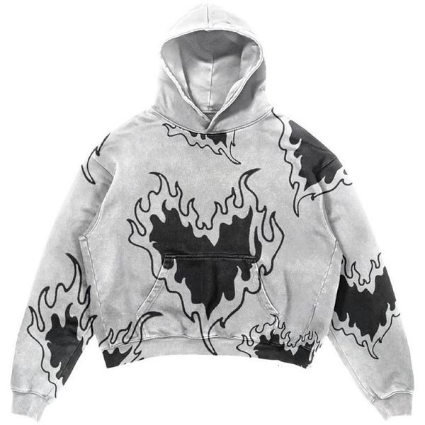 men's hoodies sweatshirts american street gothic retro oversized printed hoodie men and women ins street sweater hiphop loose allmatch, Black
men's hoodies sweatshirts american street gothic retro oversized printed hoodie men and women ins street sweater hiphop loose allmatch, Black