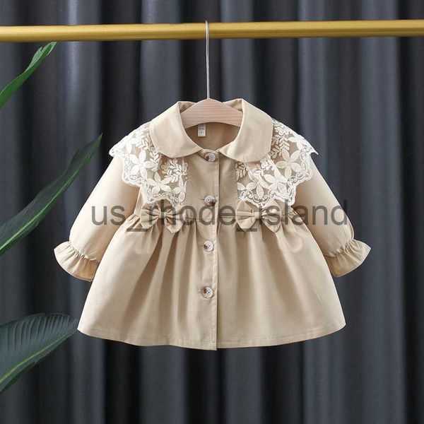 jackets cute baby girls trench spring autumn infant bow lace patchwork windbreaker 0-4years girl single-breasted outwear jacket x0730, Blue;gray
jackets cute baby girls trench spring autumn infant bow lace patchwork windbreaker 0-4years girl single-breasted outwear jacket x0730, Blue;gray