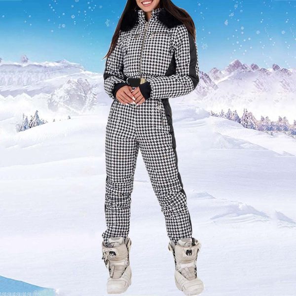 other sporting good's winter houndstooth skiing suites jumpsuits outdoor sports waterproof snowsuit removable faux wool collar coat jum
other sporting good's winter houndstooth skiing suites jumpsuits outdoor sports waterproof snowsuit removable faux wool collar coat jum