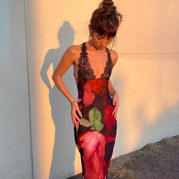 casual dresses elegant print sleeveless lace maxi dress for women summer holiday beach backless long vestido clothes, Black;gray
casual dresses elegant print sleeveless lace maxi dress for women summer holiday beach backless long vestido clothes, Black;gray