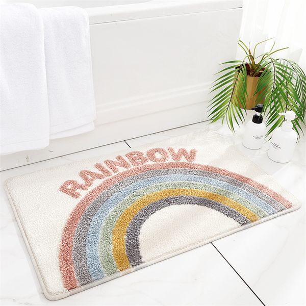 simple and water absorbing thickened bathroom floor mat, doorstep entry, household flocking anti slip mat, bedroom floor mat
simple and water absorbing thickened bathroom floor mat, doorstep entry, household flocking anti slip mat, bedroom floor mat