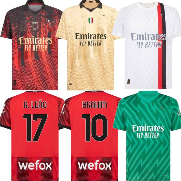 23/24 milans ibrahimovic giroud soccer jerseys 2023 pulisic theo tonali reijnders shirt romagnoli rafa leao s.castillejo reijnders loftus-ch, Black;yellow
23/24 milans ibrahimovic giroud soccer jerseys 2023 pulisic theo tonali reijnders shirt romagnoli rafa leao s.castillejo reijnders loftus-ch, Black;yellow