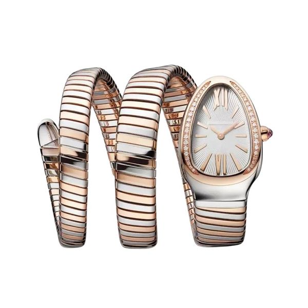 designer watch for woman movement snake watches diamond bezel silver rose gold stainless steel female lady wristwatches wholesale woman luxu, Slivery;brown
designer watch for woman movement snake watches diamond bezel silver rose gold stainless steel female lady wristwatches wholesale woman luxu, Slivery;brown