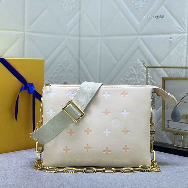 designer womens bag 2023 embossed leather chain crossbody bag coussin shoulder bags 57790 three fold design w adjustable strap messange purs
designer womens bag 2023 embossed leather chain crossbody bag coussin shoulder bags 57790 three fold design w adjustable strap messange purs