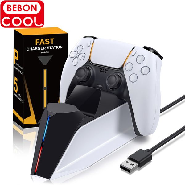Image of Chargers Charger for Sony PlayStation5 Wireless Controller Type C USB Dual Fast Charging Cradle Dock Station PS5 Joystick Gamepads 230731
