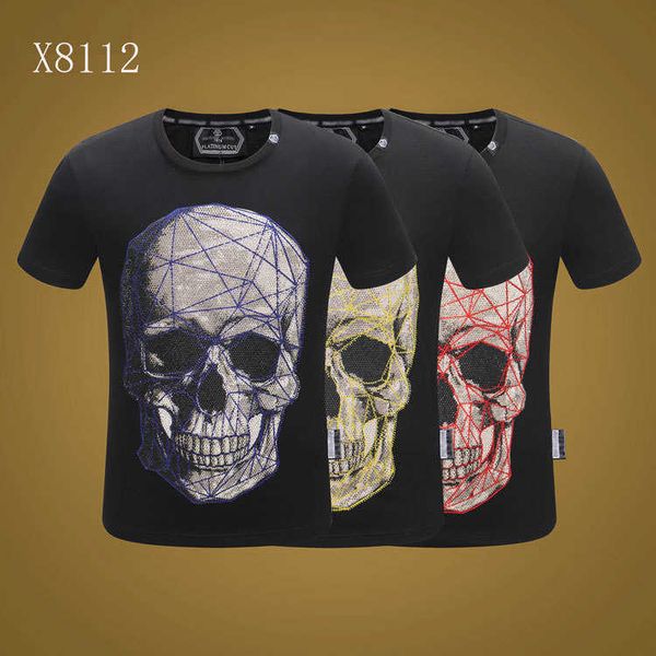 t-shirt designer skull pictures summer men's high-end t-shirtgoum, White;black
t-shirt designer skull pictures summer men's high-end t-shirtgoum, White;black