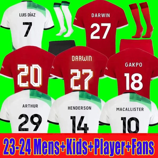 23 24 gakpo soccer jerseys szoboszlai mac allister darwin 2023 2024 kits mohamed diogo luis diaz alexander arnold thiago football shirt men, Black;yellow
23 24 gakpo soccer jerseys szoboszlai mac allister darwin 2023 2024 kits mohamed diogo luis diaz alexander arnold thiago football shirt men, Black;yellow