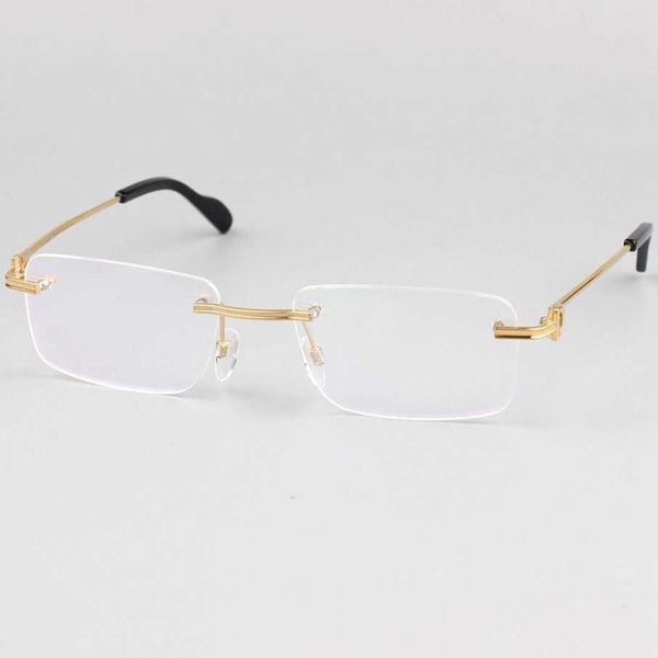 2023 new luxury designer sunglasses kajia series 0259 men's and women's fashion borderless myopia lens pure titanium business eye, White;black
2023 new luxury designer sunglasses kajia series 0259 men's and women's fashion borderless myopia lens pure titanium business eye, White;black
