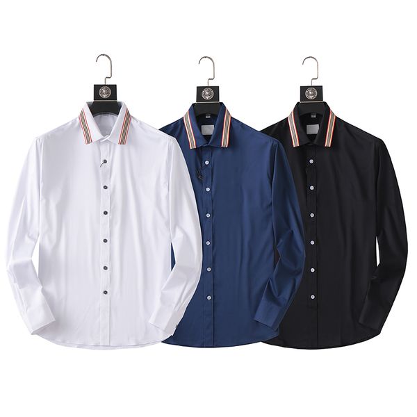 2023 designer men's dress shirts striped long sleeve elastic stretch wrinkle-formal shirt business casual button down collar shirts for, White;black
2023 designer men's dress shirts striped long sleeve elastic stretch wrinkle-formal shirt business casual button down collar shirts for, White;black