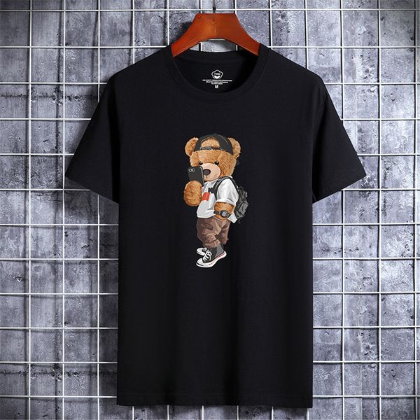 men's tshirts men's short sleeve tshirts summer printed white t funny bear harajuku style cotton y2k streetwear casual tee men cl, White;black
men's tshirts men's short sleeve tshirts summer printed white t funny bear harajuku style cotton y2k streetwear casual tee men cl, White;black