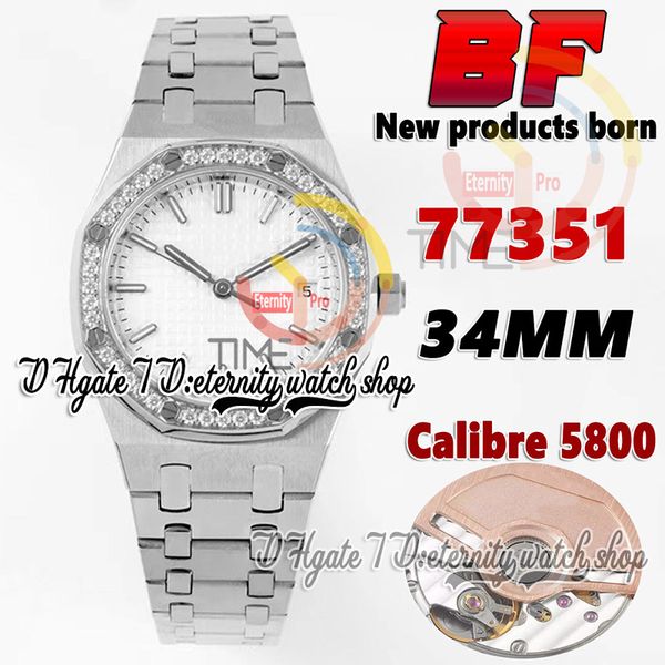 2023 bff xf77351 cal.5800 bf5800 automatic 34mm womens watch diamond bezel silver textured dial white stick markers steel bracelet super edi, Slivery;brown
2023 bff xf77351 cal.5800 bf5800 automatic 34mm womens watch diamond bezel silver textured dial white stick markers steel bracelet super edi, Slivery;brown