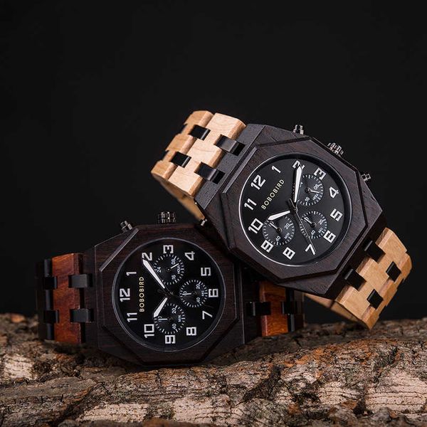 bobobird hexagonal design wood multifunctional wooden watch woodenwatch is popular, Slivery;black
bobobird hexagonal design wood multifunctional wooden watch woodenwatch is popular, Slivery;black